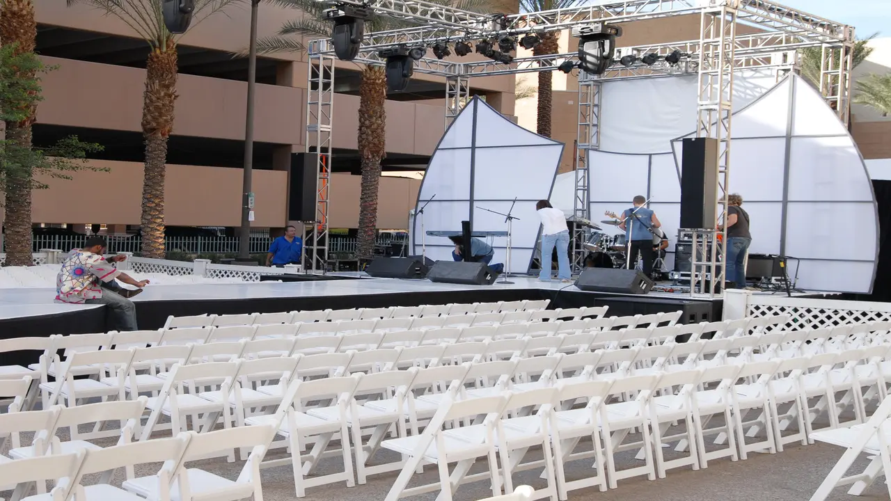 Preparation for a Fashion Show